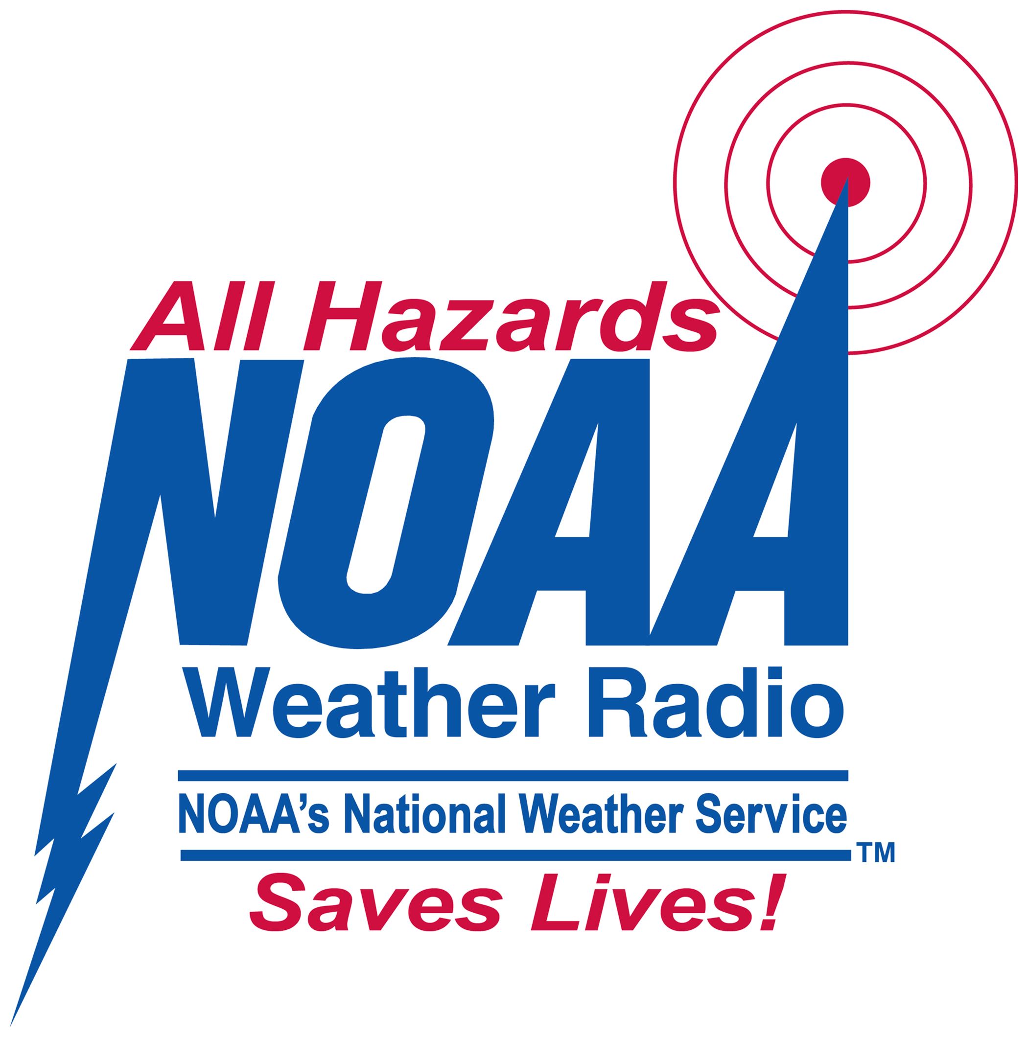 NOAA All Hazards Weather Radio NOAA Saves Lives Logo