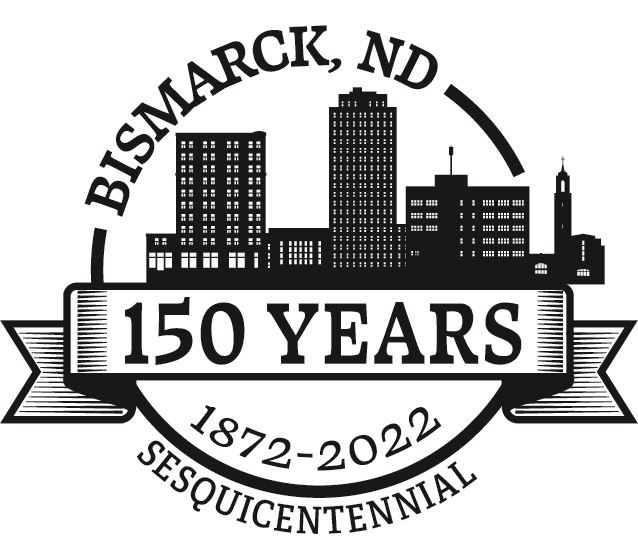 Bismarck's 150th Anniversary logo 