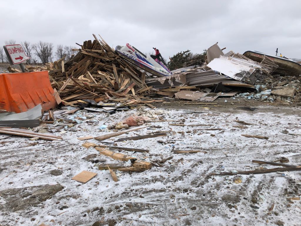 Inert Waste Site at landfill
