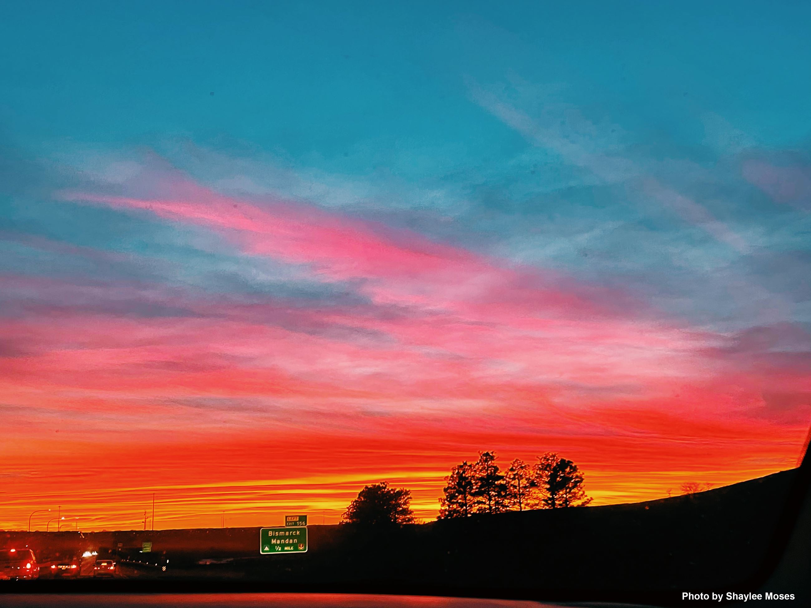 Exit Sign Sunset by Shaylee Moses