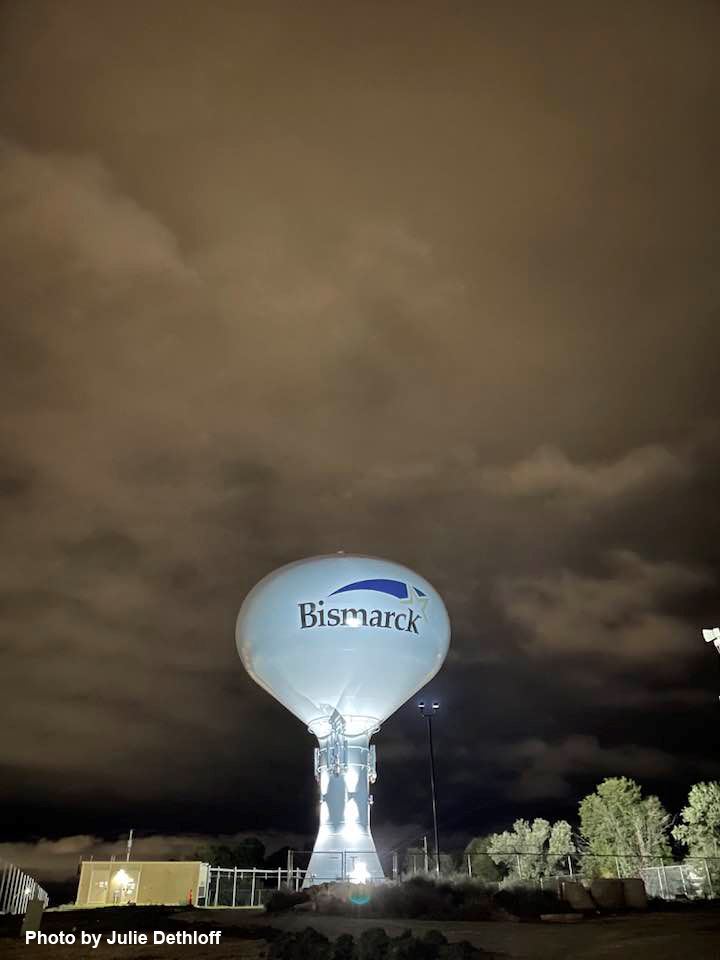 Bismarck Water Tower by Julie Dethloff