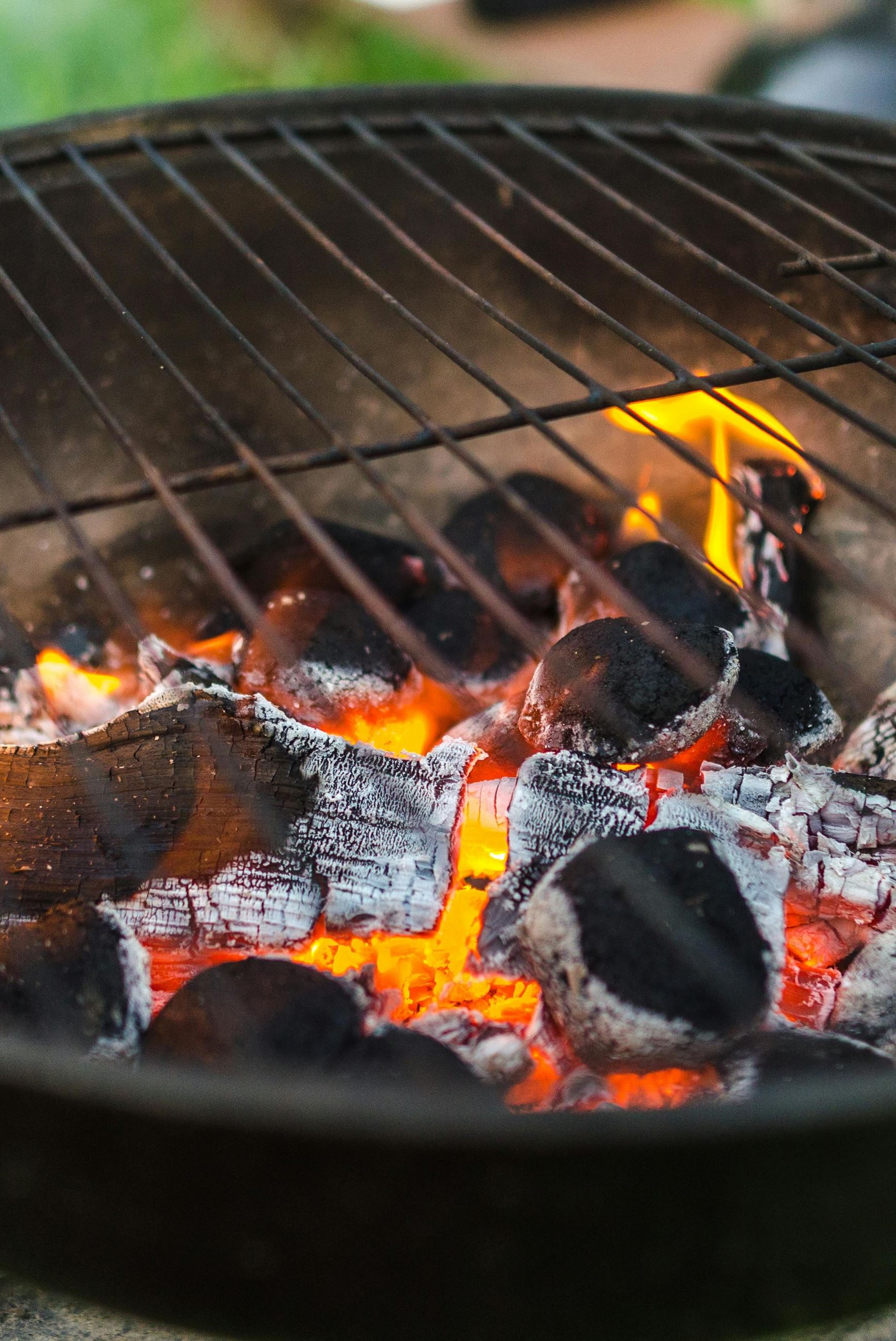 charcoal grill decorative photo