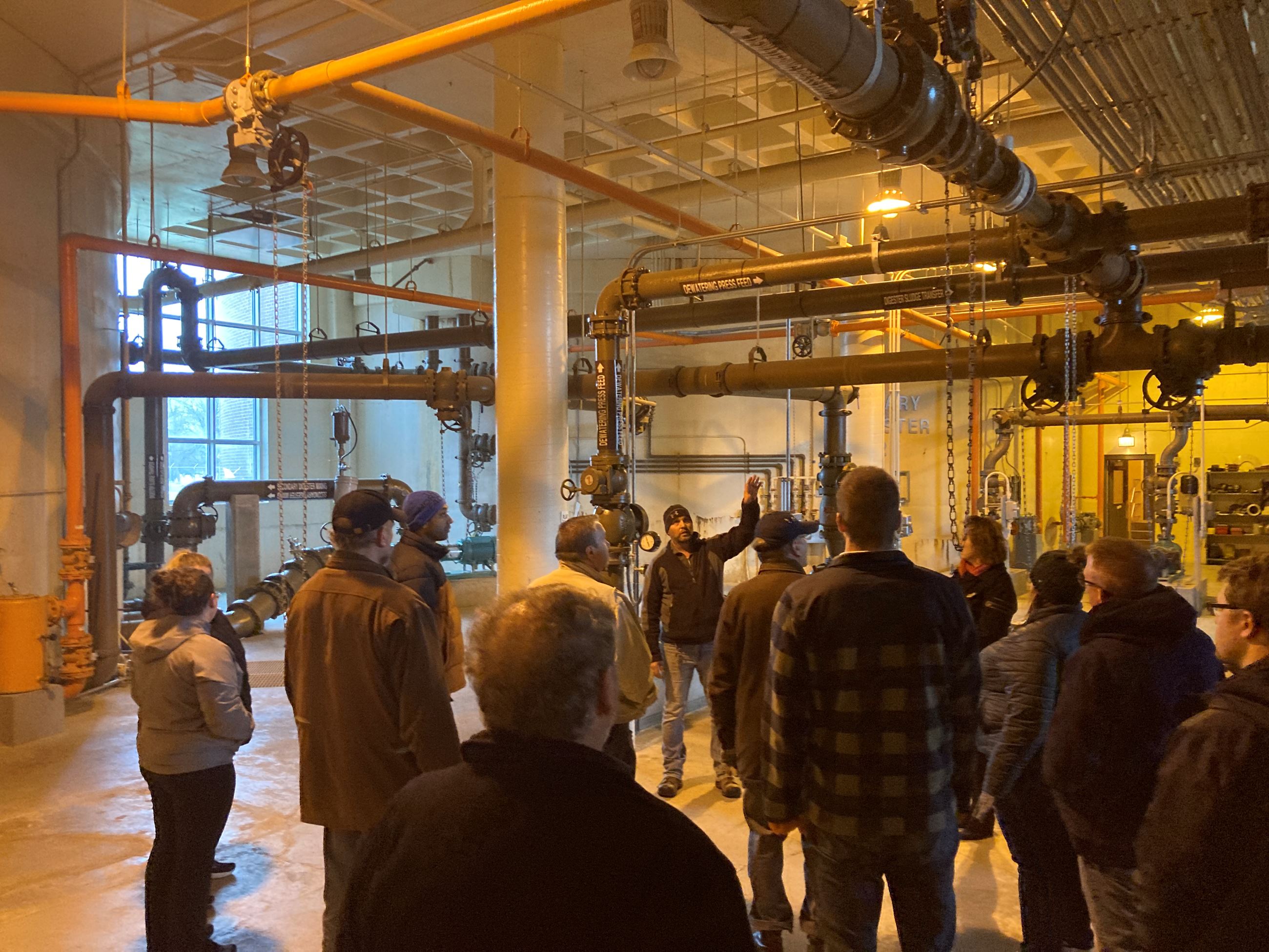 Wastewater Treatment Plant Interior Tour