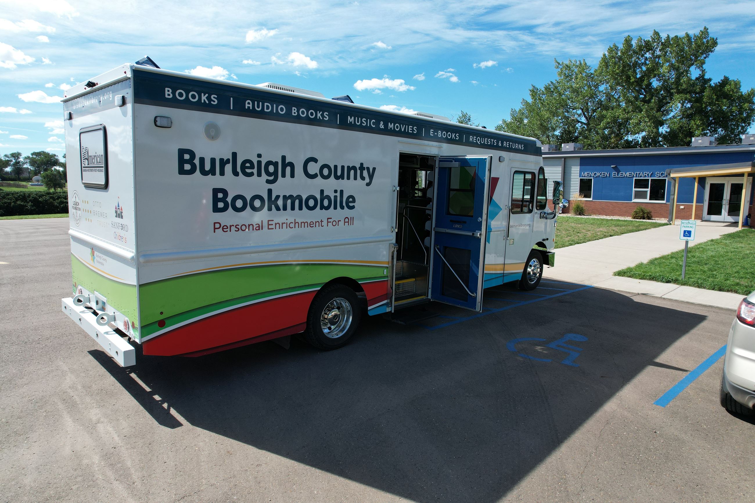 Burleigh County Library bookmobile