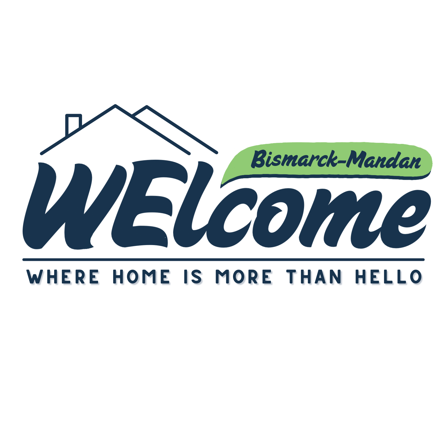 Logo for Where Home Is More Than Hello Welcome Initiative 
