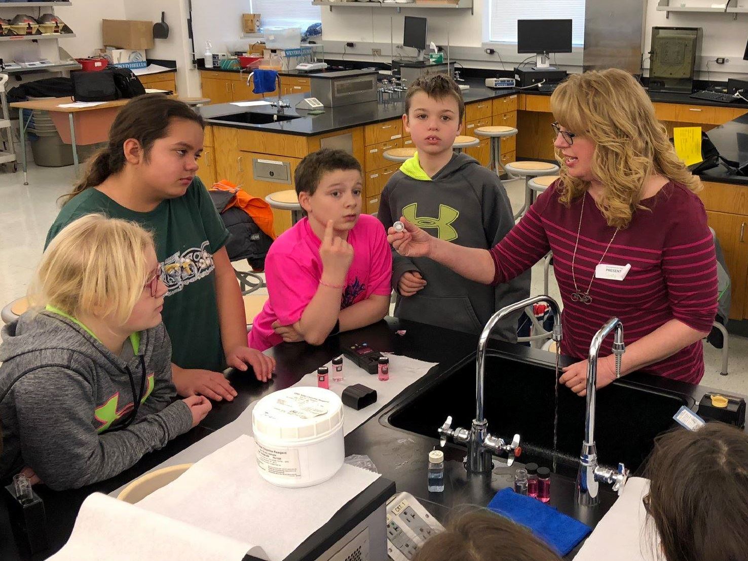 Water Plant Lab Tech at Gateway to Science Environmental Festival 2018
