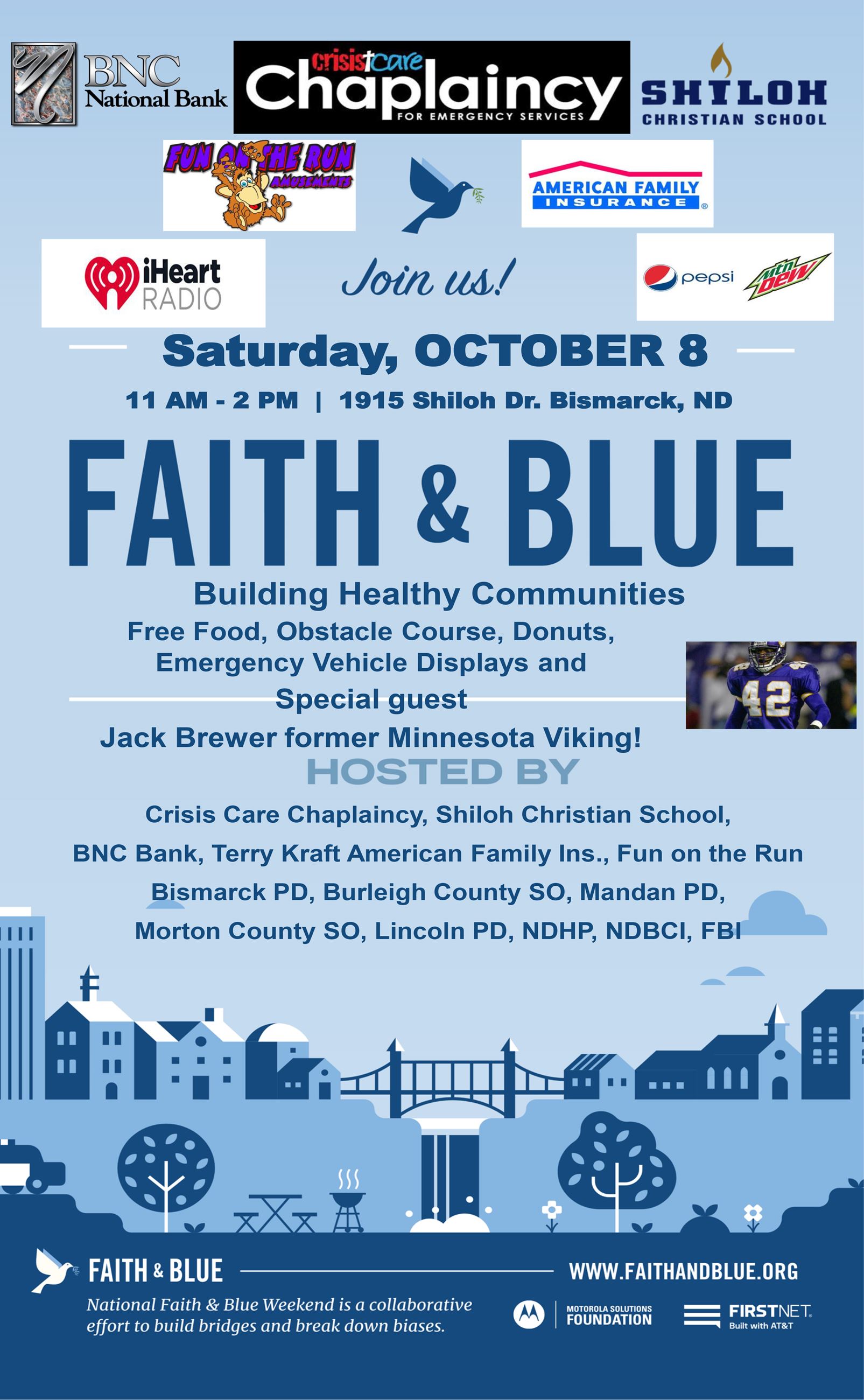 2022 Faith and Blue Promotional Poster