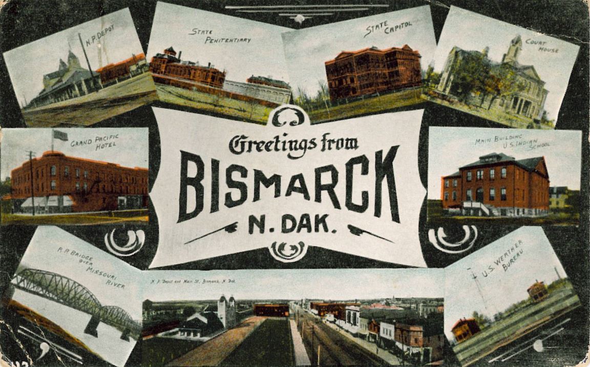 Bismarck Postcard Collage