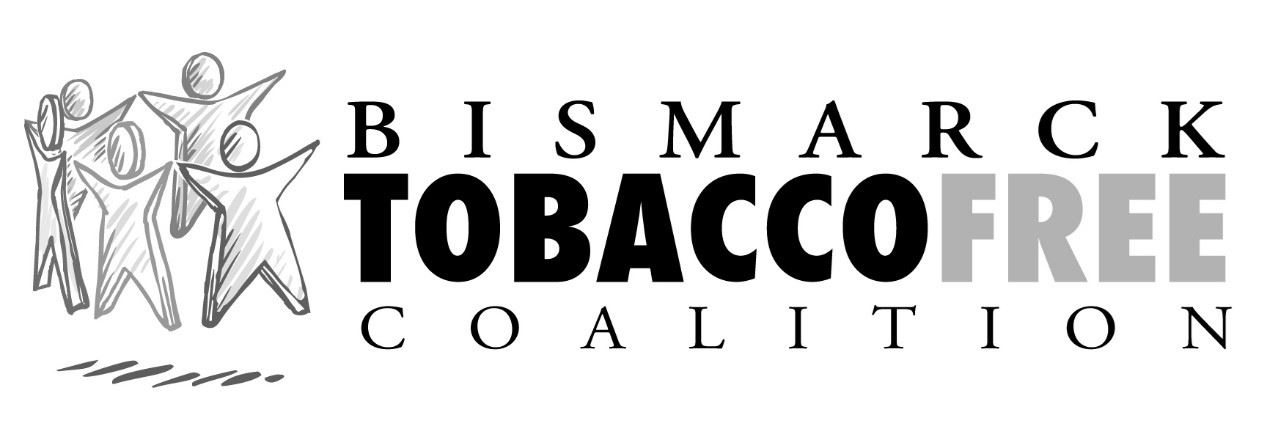Bismarck Tobacco Free Coalition logo- With star shaped people.