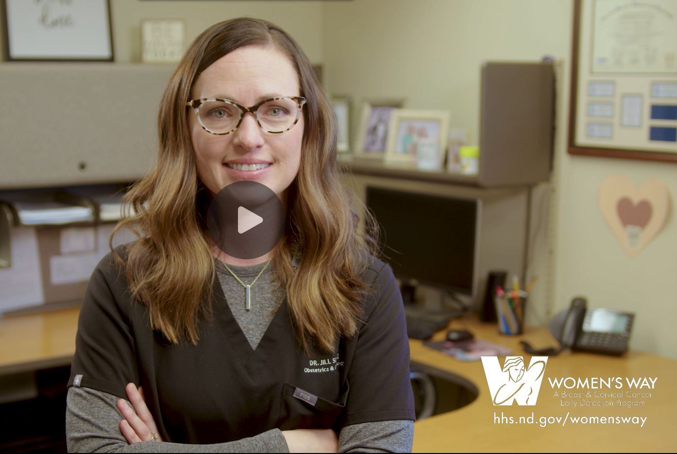 Picture of Dr. Steinle who is a gynecologist and advocate for the Women's Way Program.